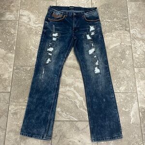 CJ Black Mens Boot Flex Stretch Distress Sz 32 x‎ 32